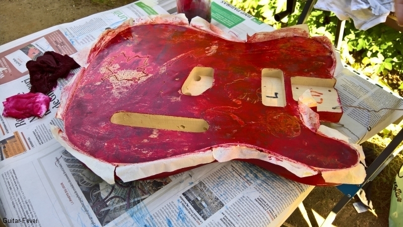 Telecaster beizen