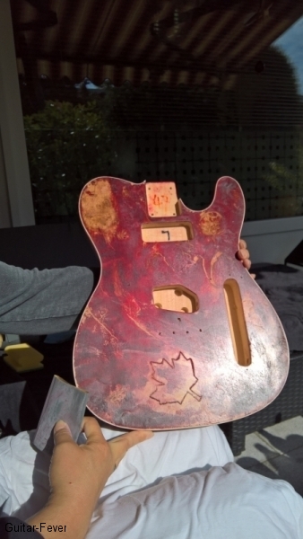 Telecaster Finishing mit Klarlack