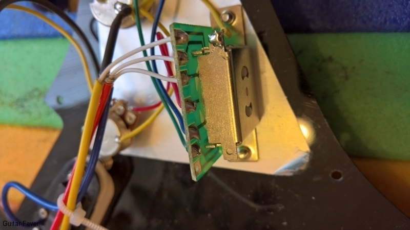 Elektronik Aufbau Stratocaster II