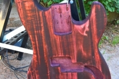 P-Bass gebeizt vorne