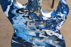 Swirl Strat blau vorne