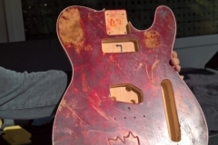Telecaster Finishing mit Klarlack